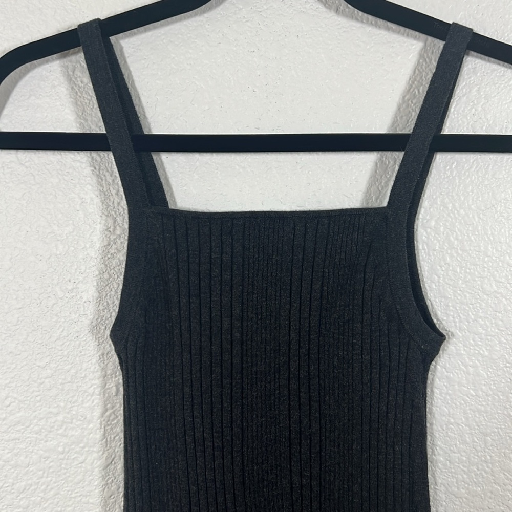 Revolve One Grey Day Freya Midi Dress in Asphalt Cotton Cashmere Blend Small - Picture 8 of 8